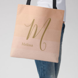 Peach Fuzz Custom Monogram Name