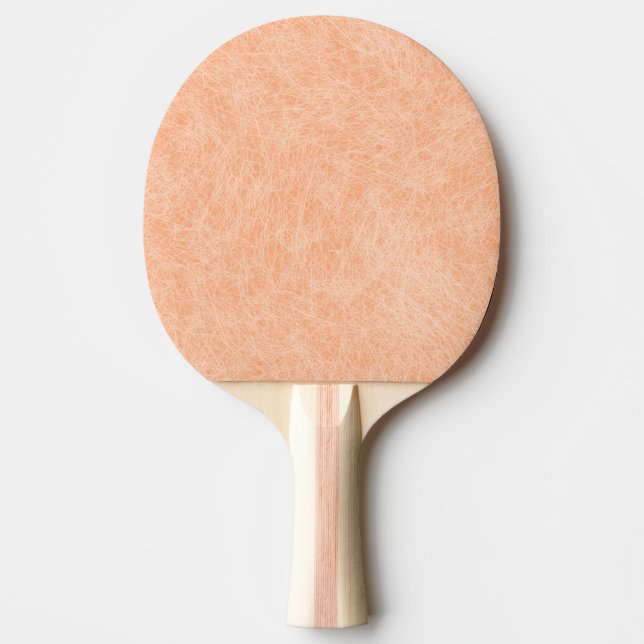 Peach Fuzz Imitats Leather Tischtennis Schläger (Vorderseite)