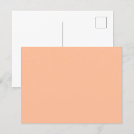 Peach Fuzz ist schön und wünschenswert Postkarte