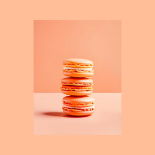 Peach Fuzz, Macaroons, Postüberqueren Postkarte