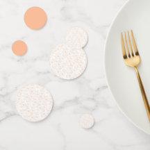 Peach Fuzz Minimalistisch Trendy Color Blume Muste