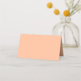 Peach Fuzz Solid Color Platzkarte