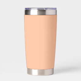 Peach Fuzz Solid Color Thermobecher