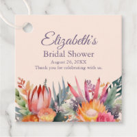 Peach Fuzz Tropical Blume Brautparty