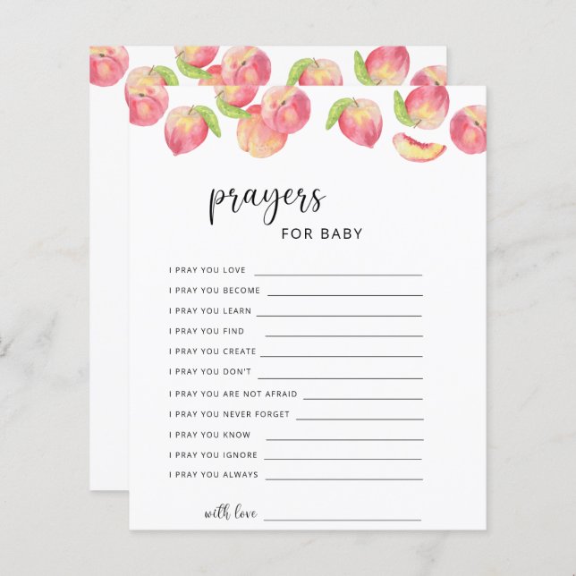 PEACH - Gebete für das Baby (Vorne/Hinten)