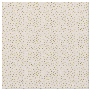 Peach Gold Confetti Dots Stoff