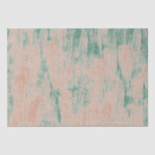 Peach Green Abstrakt Snowflakes Weihnachten Seidenpapier