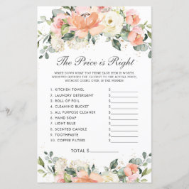 Peach Ivory Blumendusche Preis ist das richtige Sp