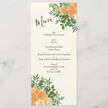 Peach & Ivory Peony & Rose Blumenmenü