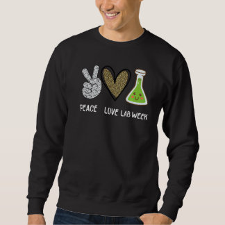 Peach Liebe Labrador Woche 2022 Laboratory Tech Te Sweatshirt