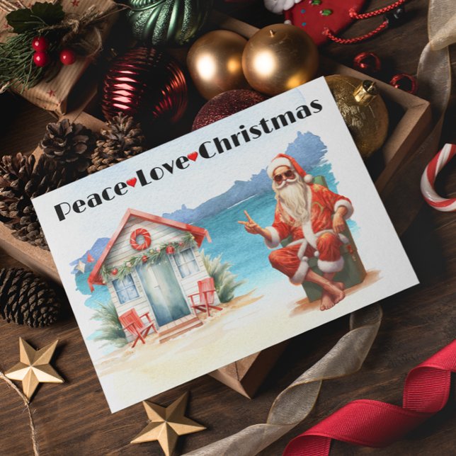 Peach Liebe Weihnachten Santa Beach (Von Creator hochgeladen)