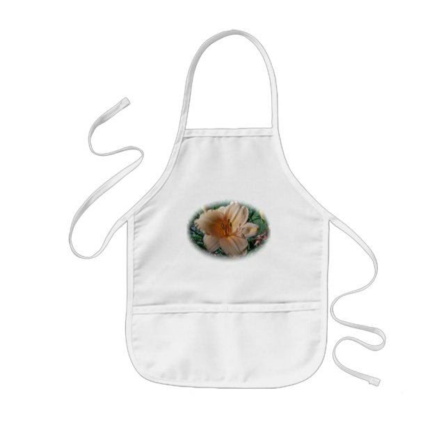 Peach Lily Kid's Schürze (Vorne)