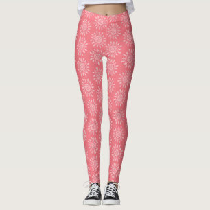 Peach Mandala Leggings