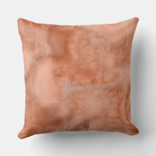 Peach Marble abstrakt Kissen