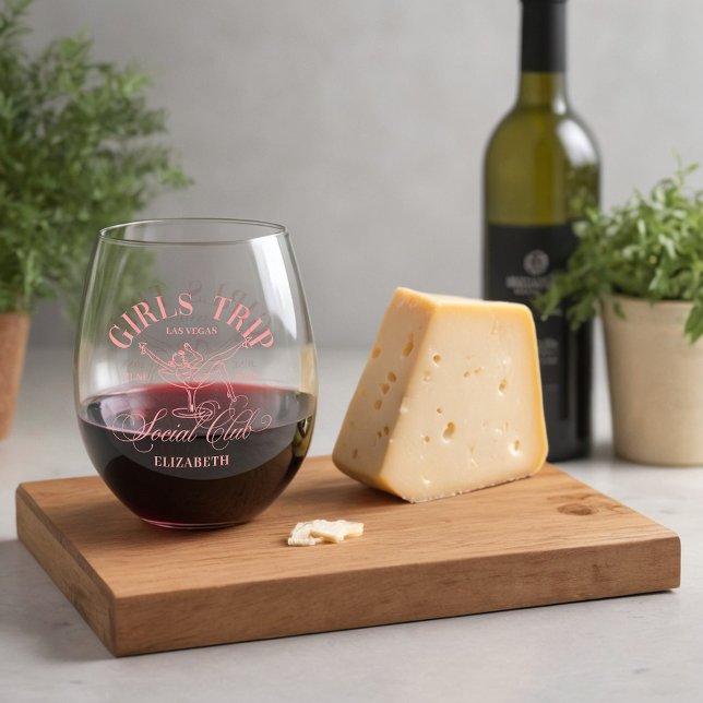 Peach Martini Social Club Weinglas Ohne Stiel (Von Creator hochgeladen)