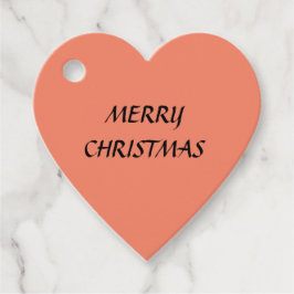 PEACH MERRY CHRISTMAS EINFACH GESCHENKANHÄNGER