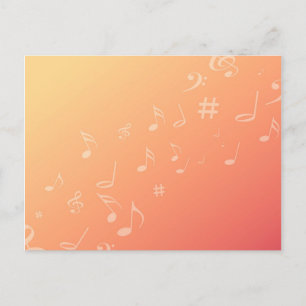 Peach Music Postkarte