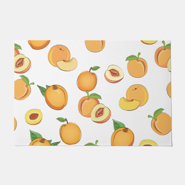 Peach-Muster Fußmatte (Vorderseite)