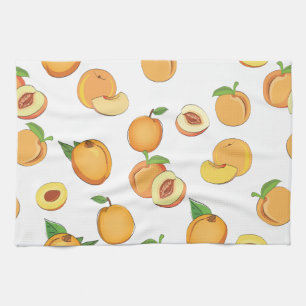 Peach-Muster Geschirrtuch
