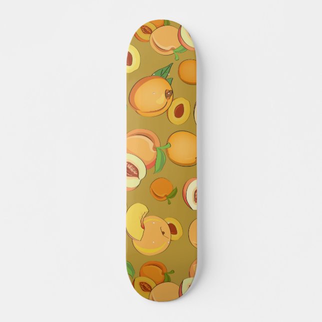 Peach-Muster Skateboard (Vorne)