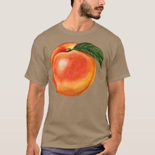 Peach-Muster T-Shirt
