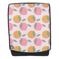Peach Orange Fruchtmuster Pink