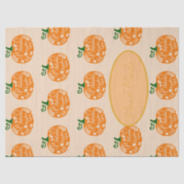 Peach Orange Pumpkin Handwerk Handarbeit oder Viel Seidenpapier