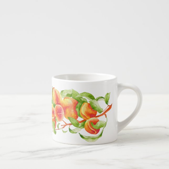 'Peach Paradise' auf einer Espresso-Tasse Espressotasse (Rechts)