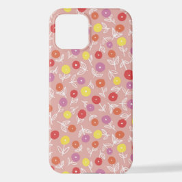 Peach Pastel Floral Ditsy iPhone Case iPhone 12 Hülle
