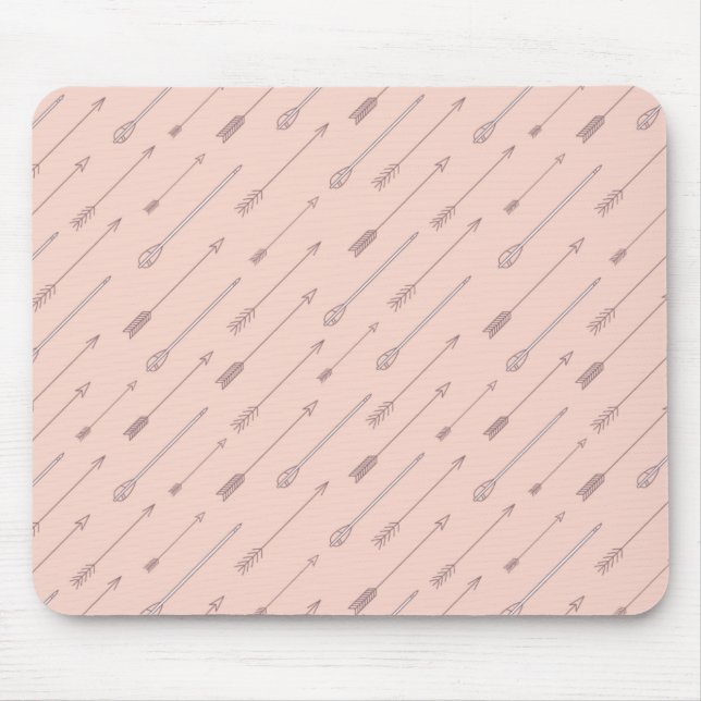 Peach Pfeile Mousepad (Vorne)