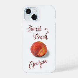 Peach Phone Case iPhone 15 Hülle