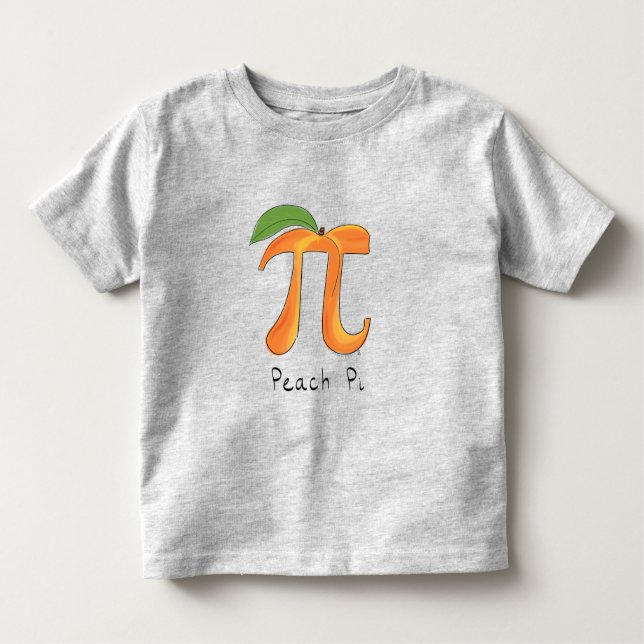 Peach Pi Niedlich Mathe Pi Day Kinderkind T - Shir Kleinkind T-shirt (Vorderseite)