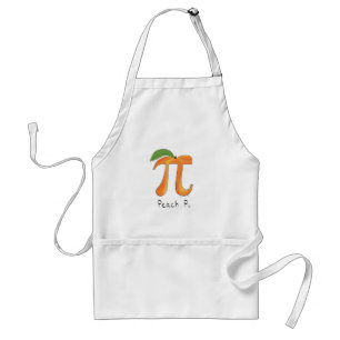 Peach Pi Niedlich Mathematik Pi Day Pie Backen Sch Schürze