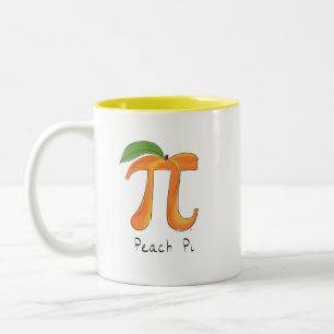 Peach Pi Niedlich Mathematik Pi Tag Kaffee Tasse