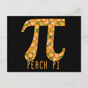 Peach Pi Postkarte