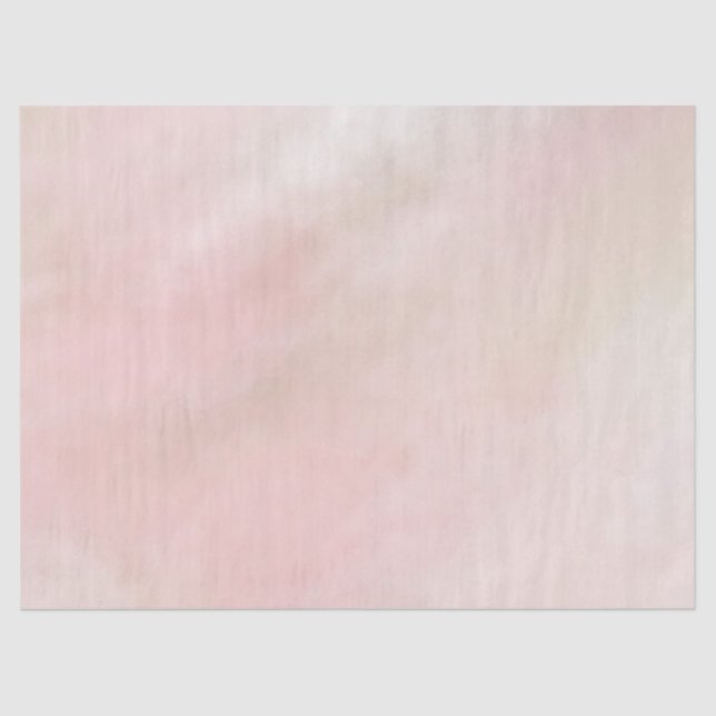 Peach Pink Blush Gefärbte Krawatte Seidenpapier (Vorderseite)