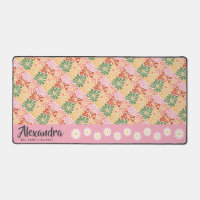 Peach Pink Groovy Abstrakt