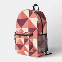 Peach Pink Lila Triangle Geometrie