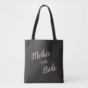 Peach Pink Moderne Script Mutter der Braut
