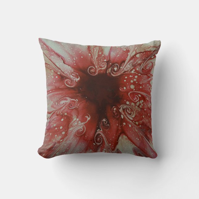 Peach Pit Kissen (Vorderseite)