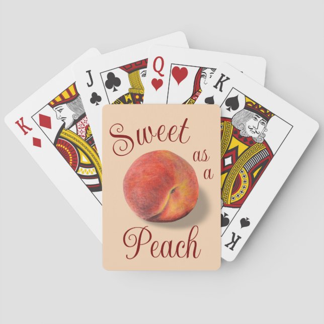 Peach Playing Cards Spielkarten (Rückseite)