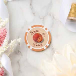 Peach Poker Chips