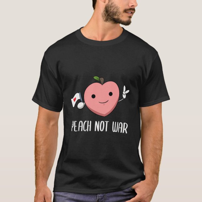 Peach Puns Fruchtpfeicher T-Shirt (Vorderseite)