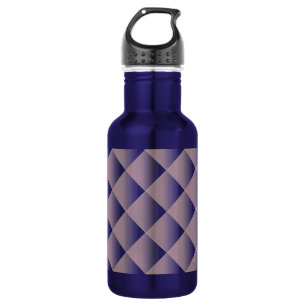 Peach Quilt Muster mit einem Diamant Trinkflasche
