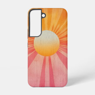 Peach Radiation Phone Case Samsung Galaxy Hülle