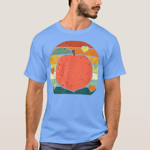 Peach Retro Tropical Summer Peach Frucht Liebhaber T-Shirt