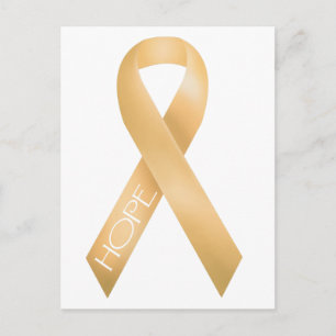 Peach Ribbon Postkarte