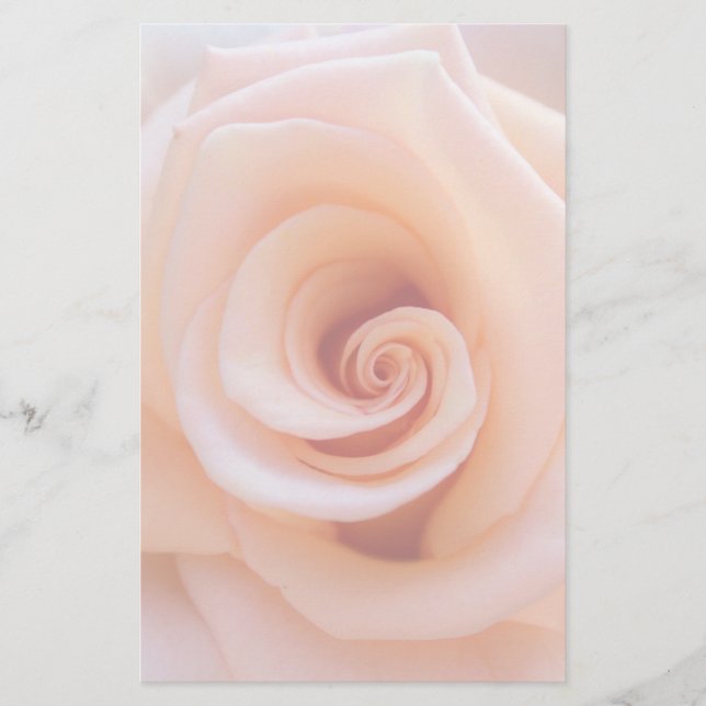Peach-Rose Briefpapier (Vorderseite)