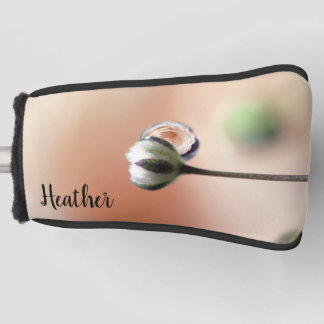 Peach Rose Dropdown Personalisierter Golf Head Cov Golf Headcover