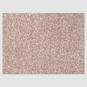 Peach Rose Gold Luxe Glitzer   Seidenpapier